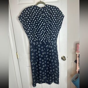 Vintage Silk Dress - Barrie Pace - Size 16